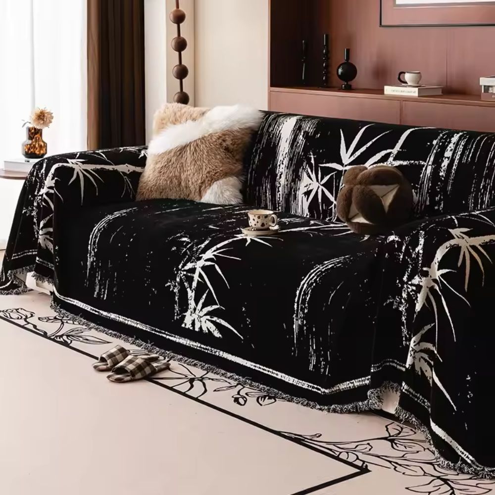 Bamboo Whisper sofatrekk – Brun