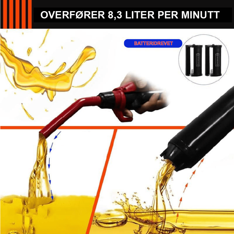 PUMPIX | Batteridrevet Bærbar Pumpe - NordHjem