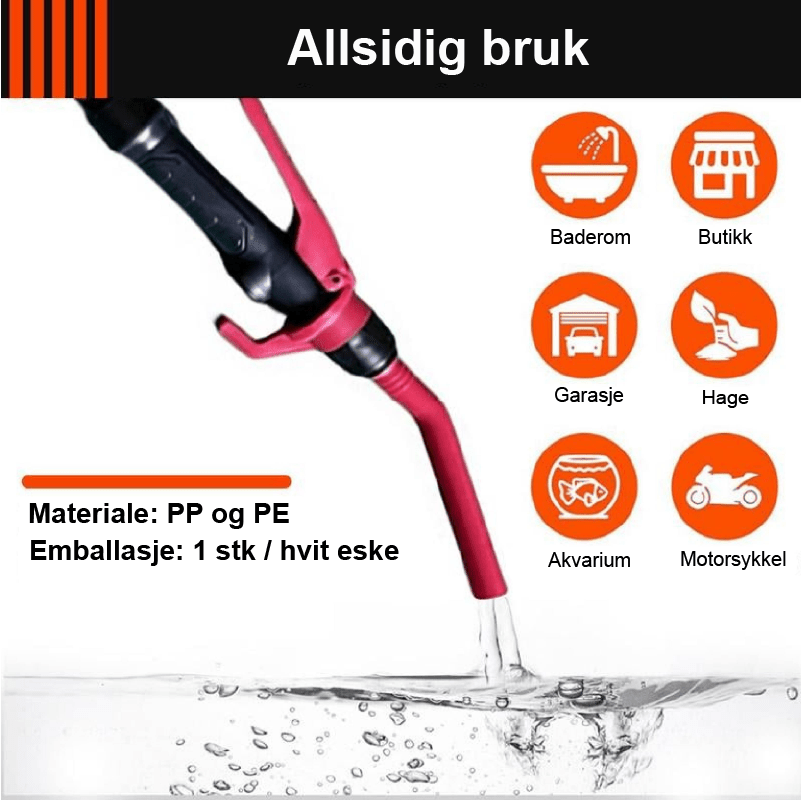 PUMPIX | Batteridrevet Bærbar Pumpe - NordHjem
