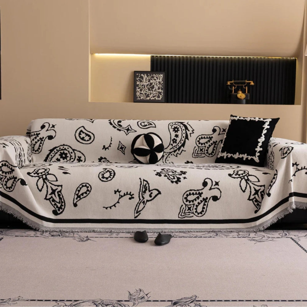 Boho Bloom mykt sofatrekk