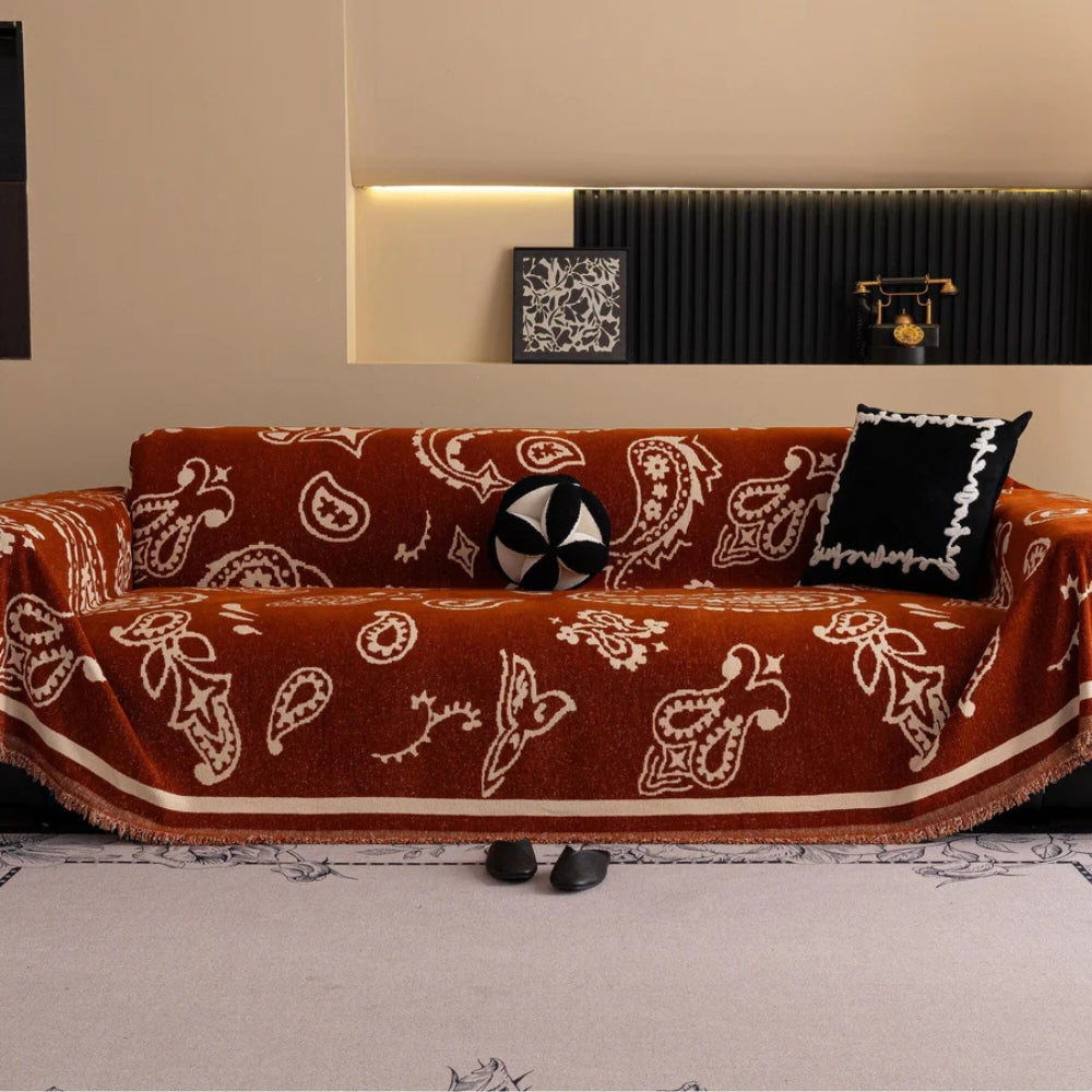 Boho Bloom mykt sofatrekk