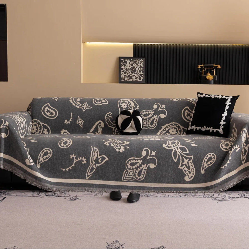 Boho Bloom mykt sofatrekk