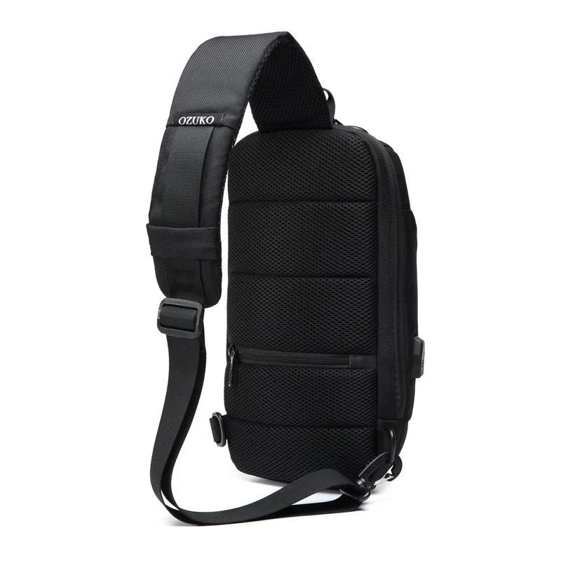 Tyverisikker Crossbody Bag med USB - ladeport - NordHjem