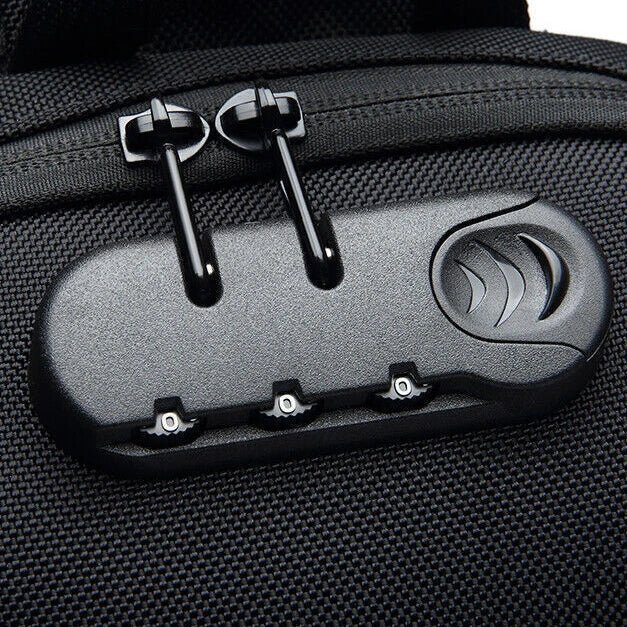 Tyverisikker Crossbody Bag med USB - ladeport - NordHjem