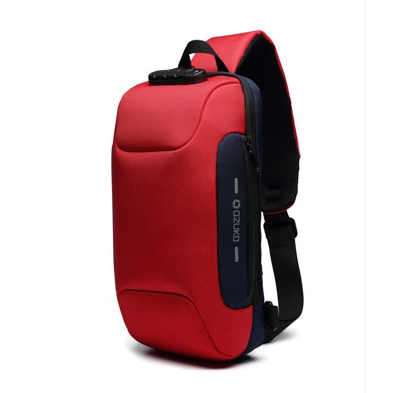 Tyverisikker Crossbody Bag med USB - ladeport - NordHjem