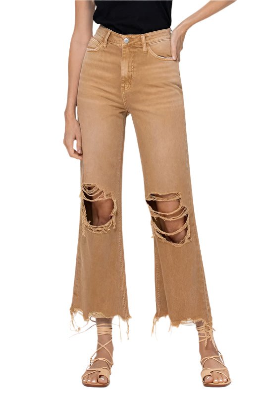 Dame Crop Flare Jeans Vintage 90 - tall - NordHjem