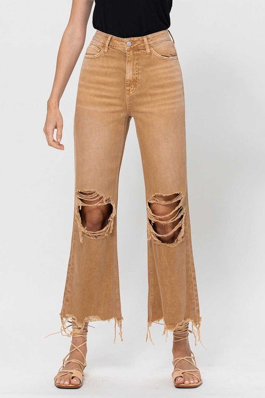Dame Crop Flare Jeans Vintage 90 - tall - NordHjem