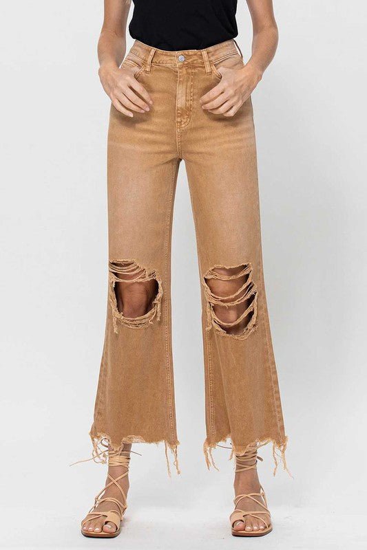 Dame Crop Flare Jeans Vintage 90 - tall - NordHjem