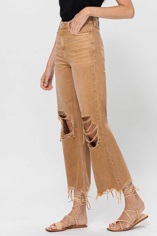 Dame Crop Flare Jeans Vintage 90 - tall - NordHjem