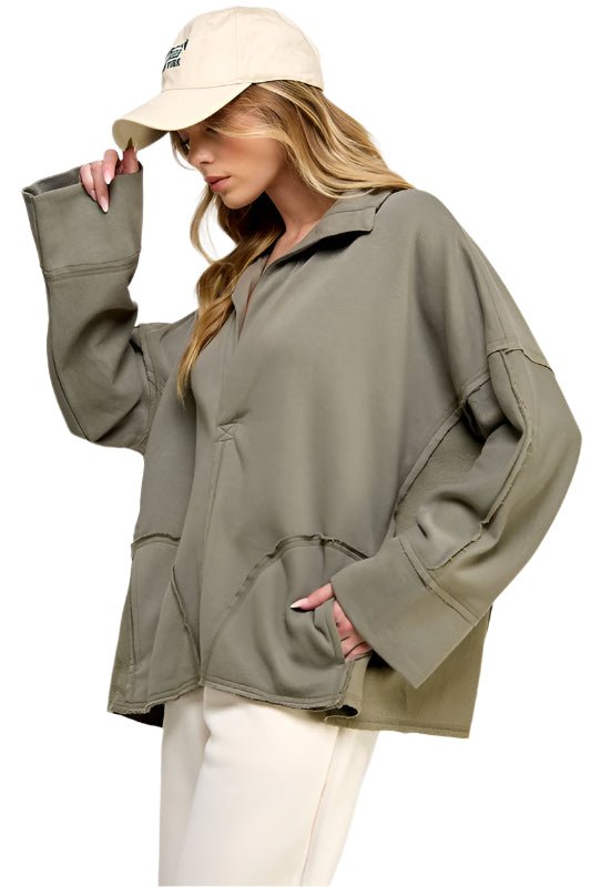 Dame Ermeløs Pullover V - Hals Lette Materialer - NordHjem