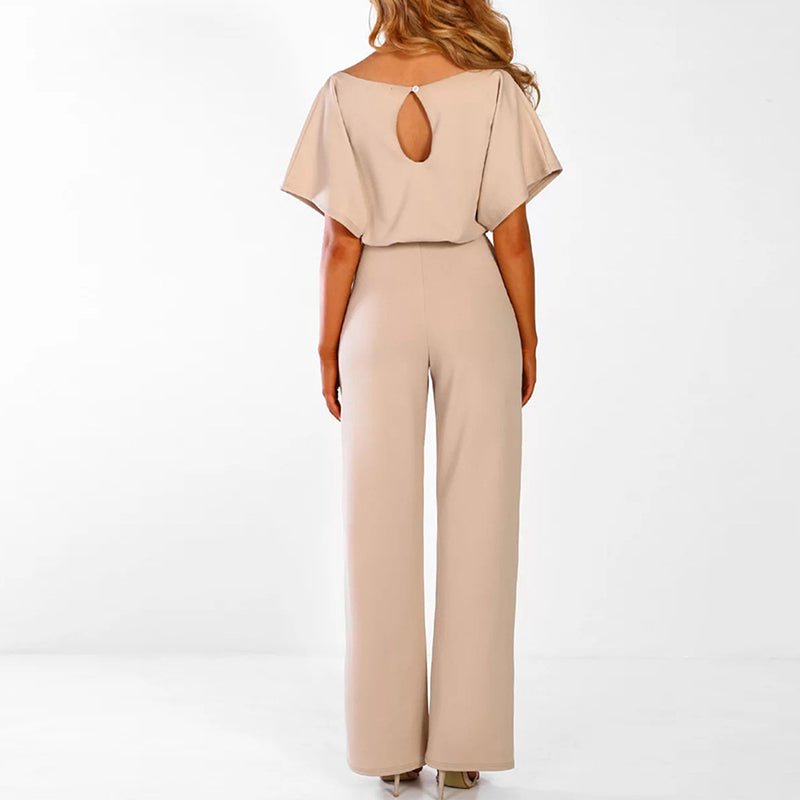 Dame Jumpsuit Komfortabel Passform Lett Pustende Stoff - NordHjem