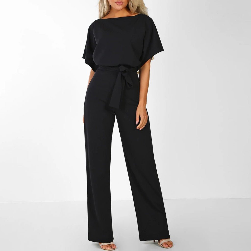 Dame Jumpsuit Komfortabel Passform Lett Pustende Stoff - NordHjem
