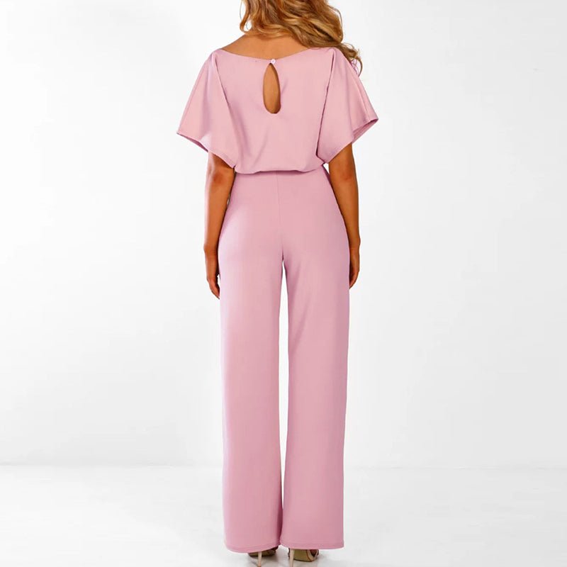 Dame Jumpsuit Komfortabel Passform Lett Pustende Stoff - NordHjem