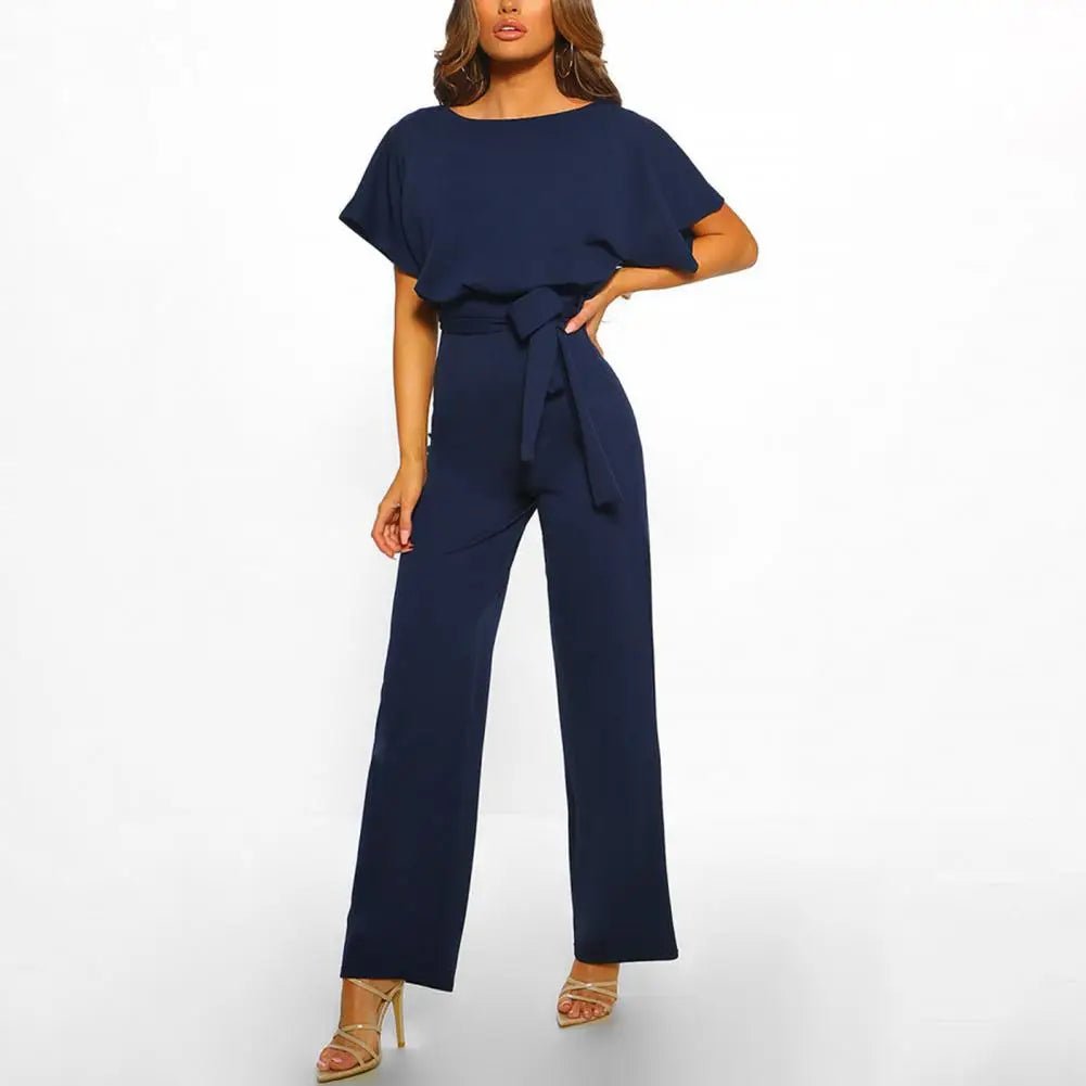 Dame Jumpsuit Komfortabel Passform Lett Pustende Stoff - NordHjem