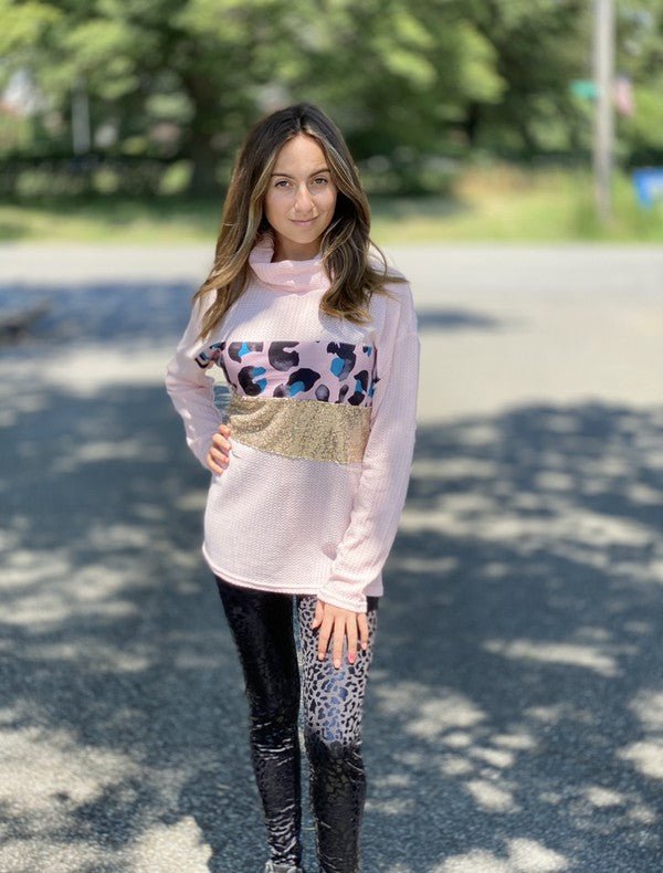 Dame Leggings i Leopardtekstur - NordHjem