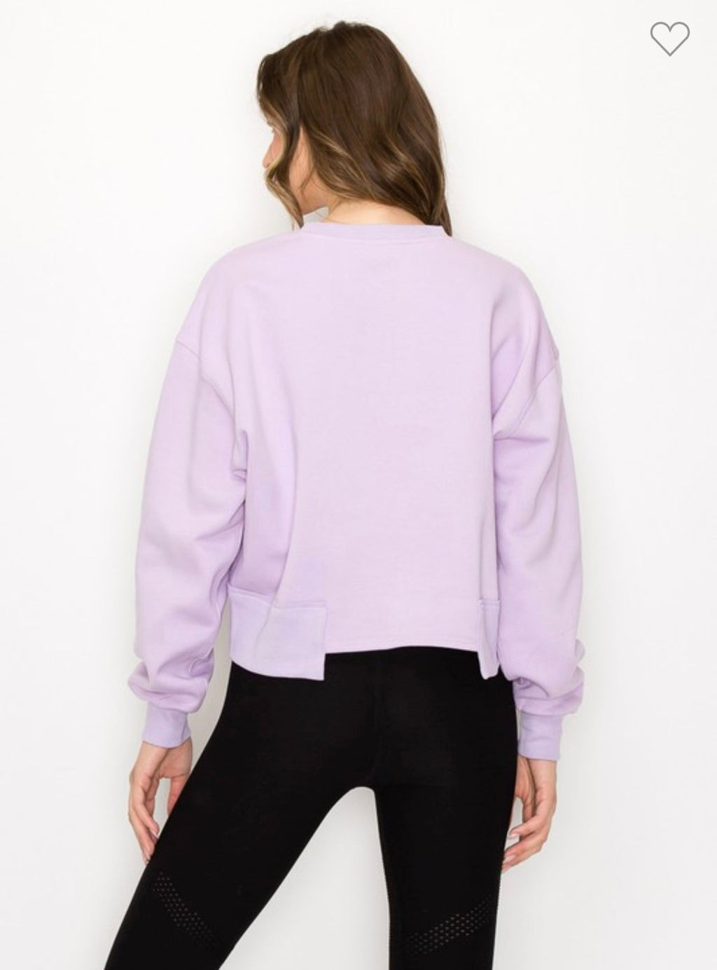 Dame Oversized Cropped Sweatshirt - NordHjem