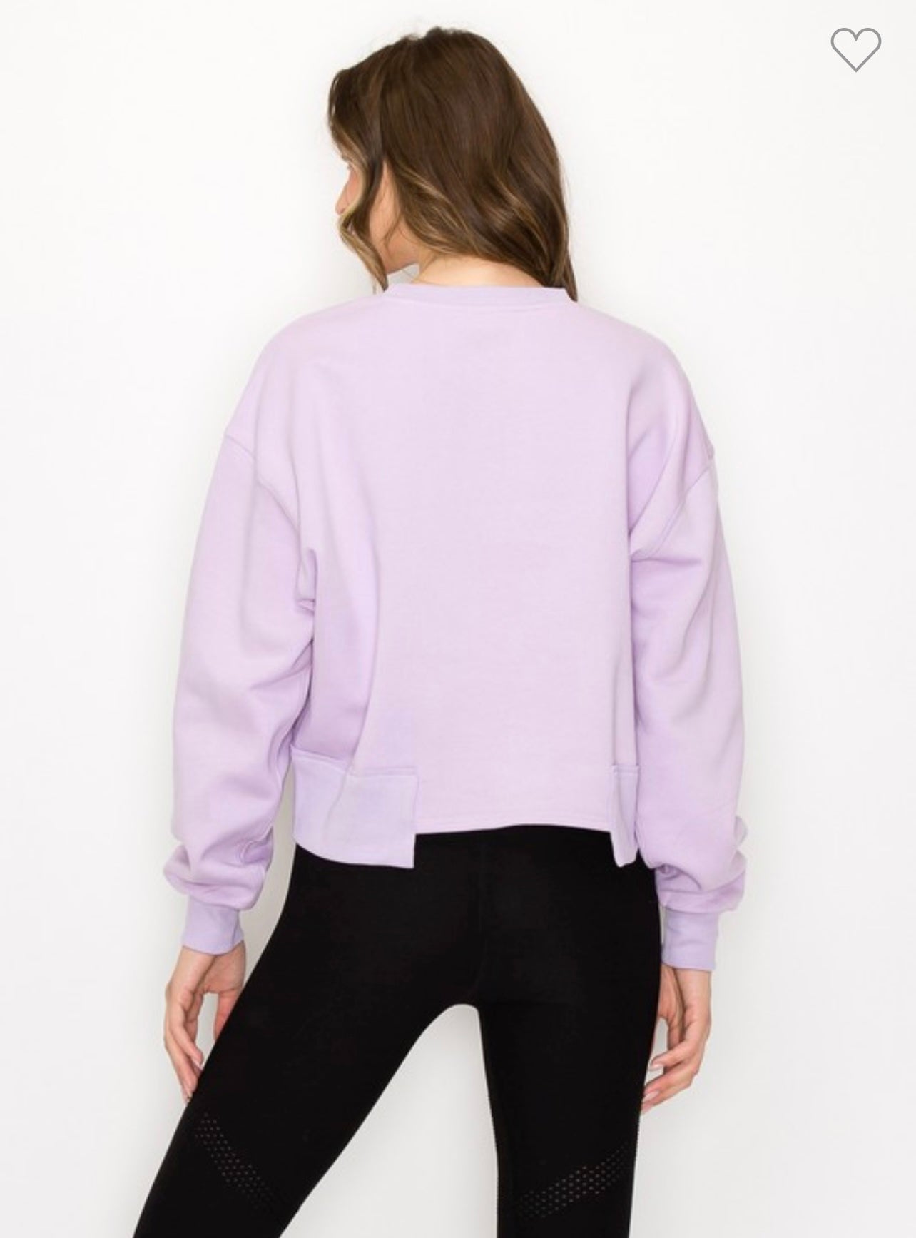 Dame Oversized Cropped Sweatshirt - NordHjem