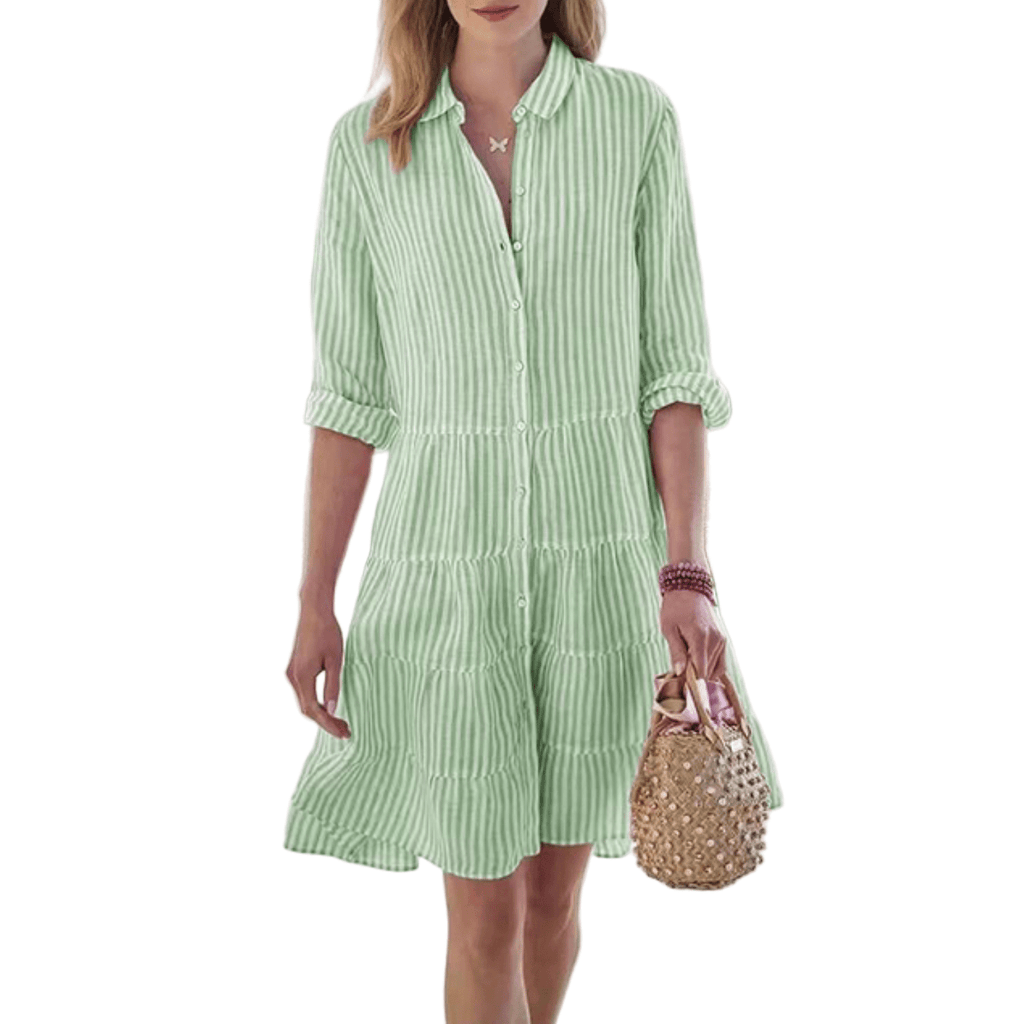 Dame Sommerkjole Moderne Design Lett Stoff - NordHjem