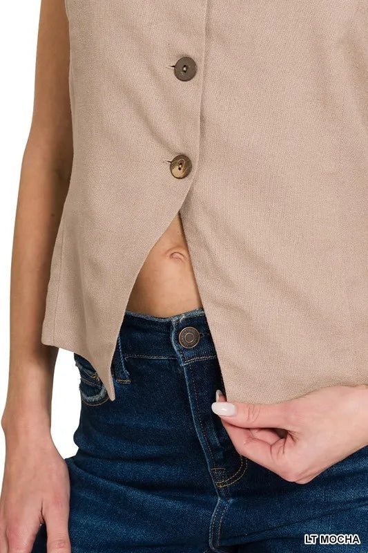 Dame Vest Knappe Design - NordHjem