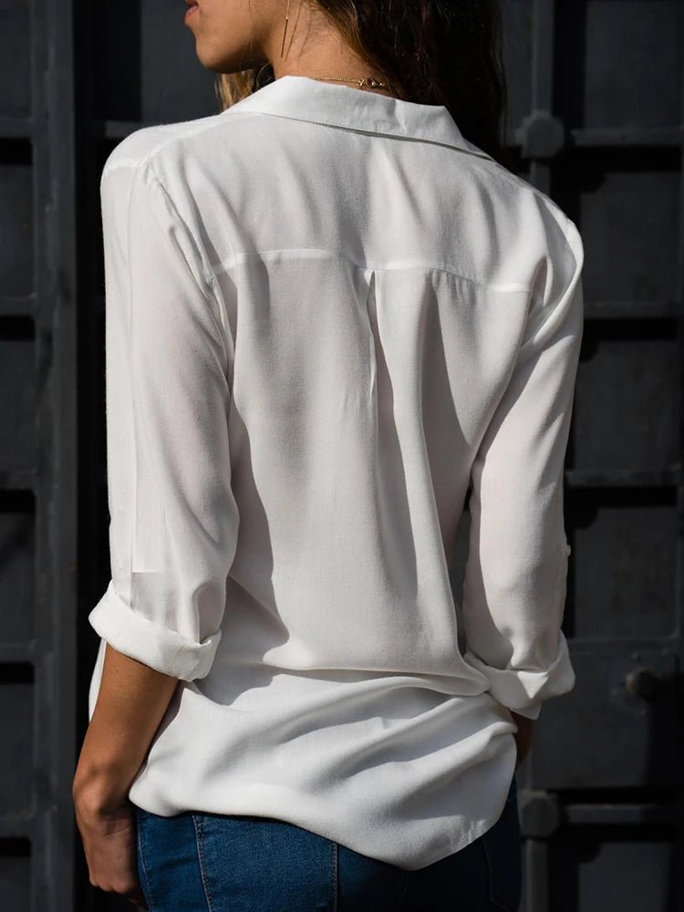 Damebluse Allsidig Design Lett Materiale - NordHjem