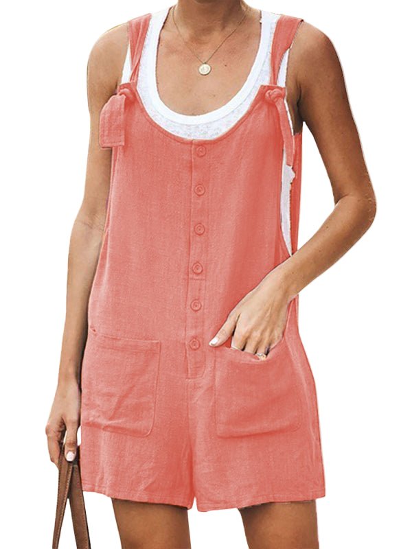 Damens Bib Shorts med Blomsterdesign - NordHjem
