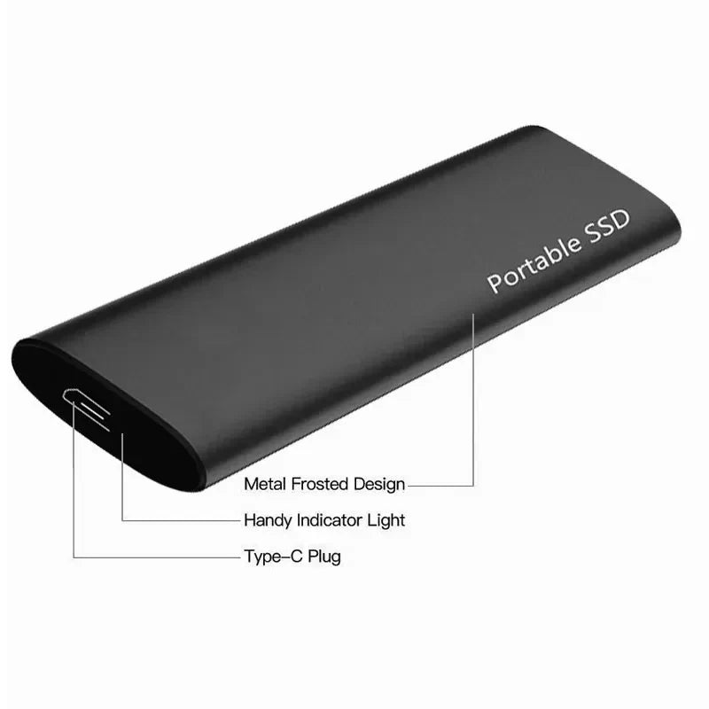 Ekstern harddisk 4TB USB-C bærbar lagring