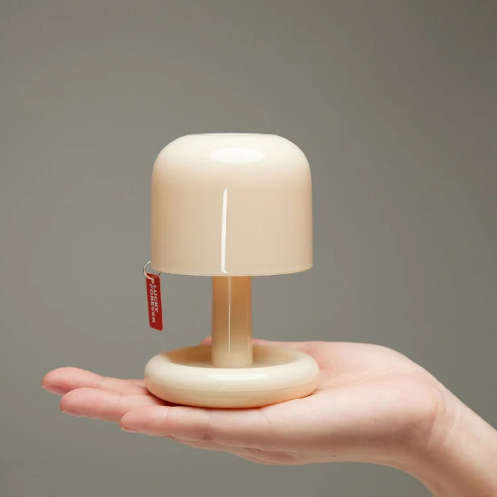 Lumia mini bordlampe formet som sopp