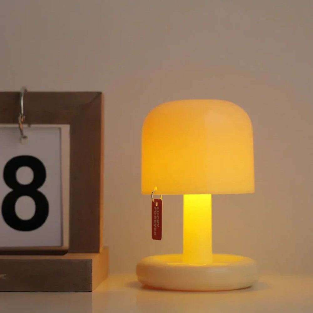Lumia mini bordlampe formet som sopp