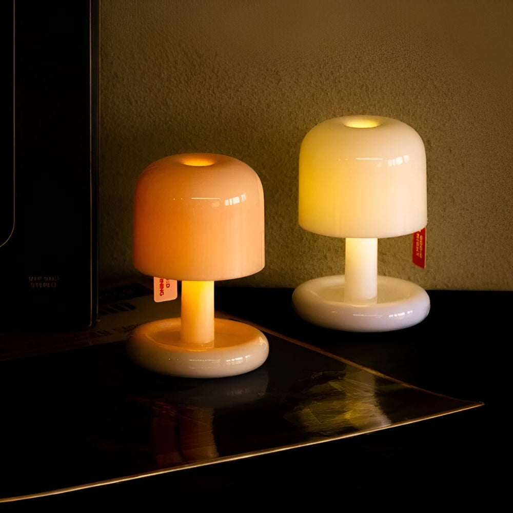 Lumia mini bordlampe formet som sopp