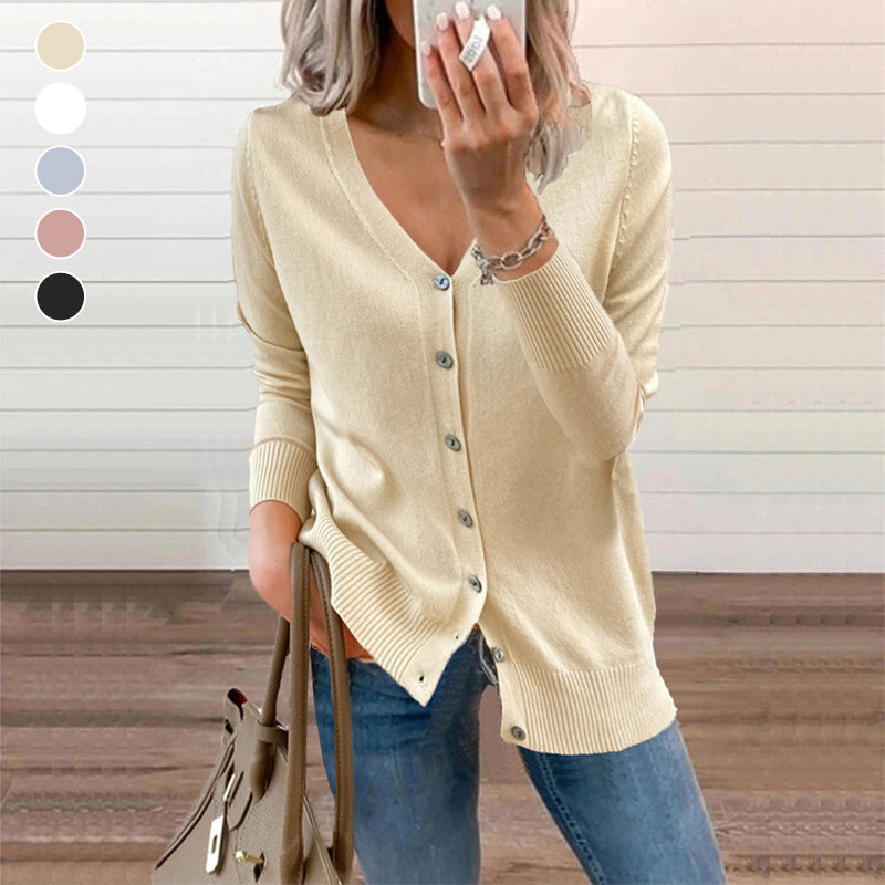 Ensfarget cardigan