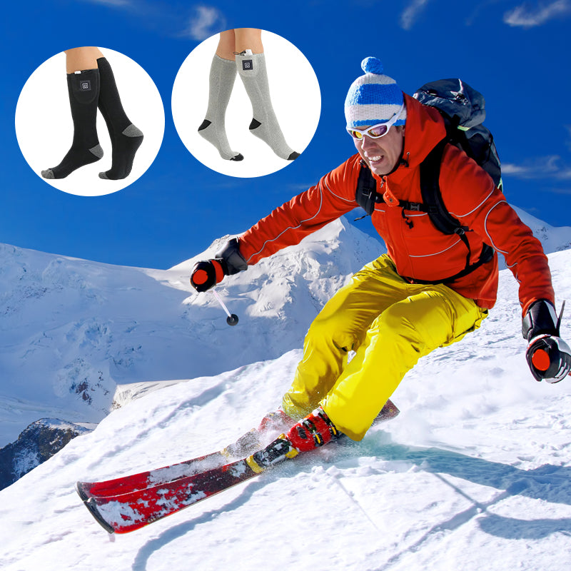 Oppvarmede sokker med justerbar temperatur