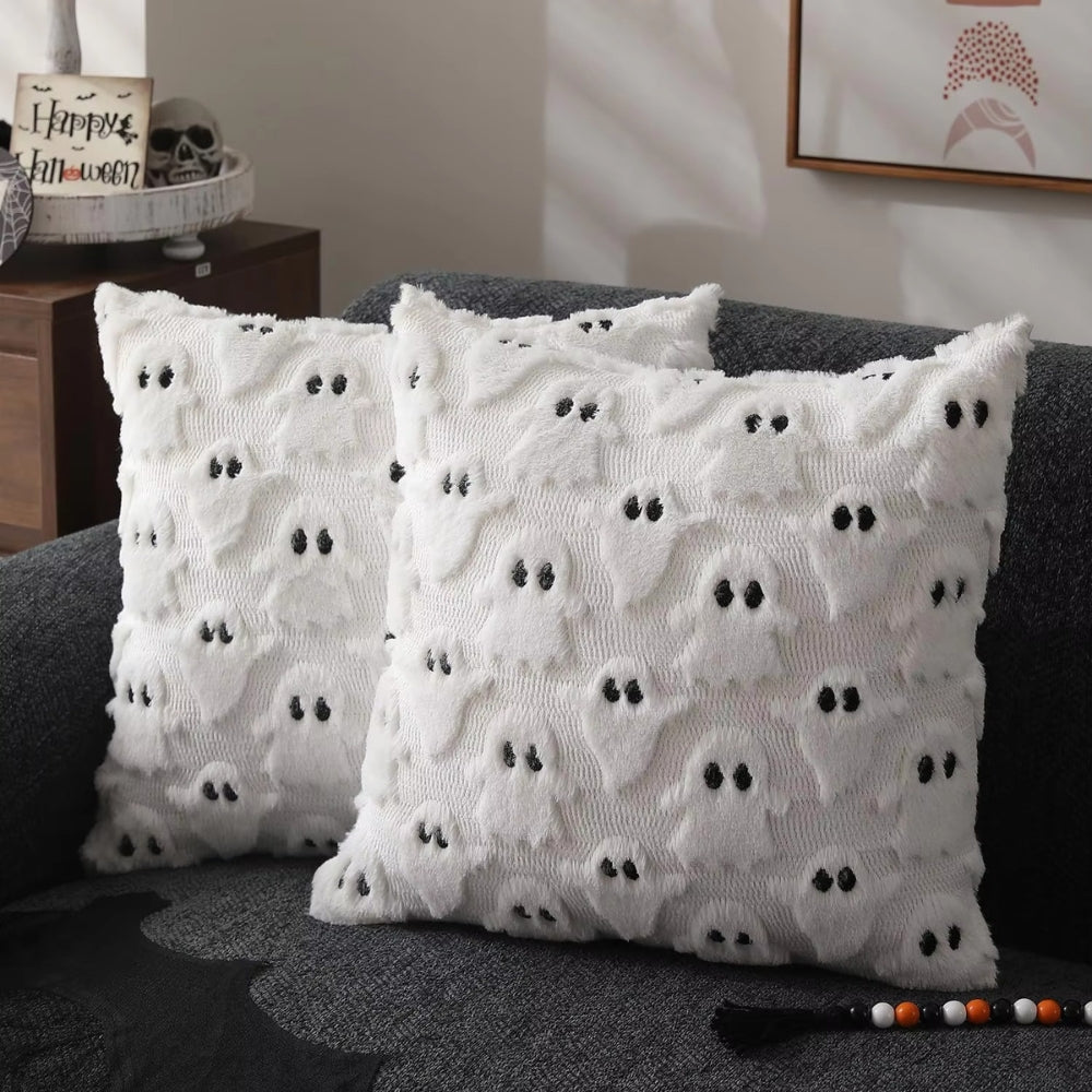 Halloween-putetrekk i kunstfleece med gresskar