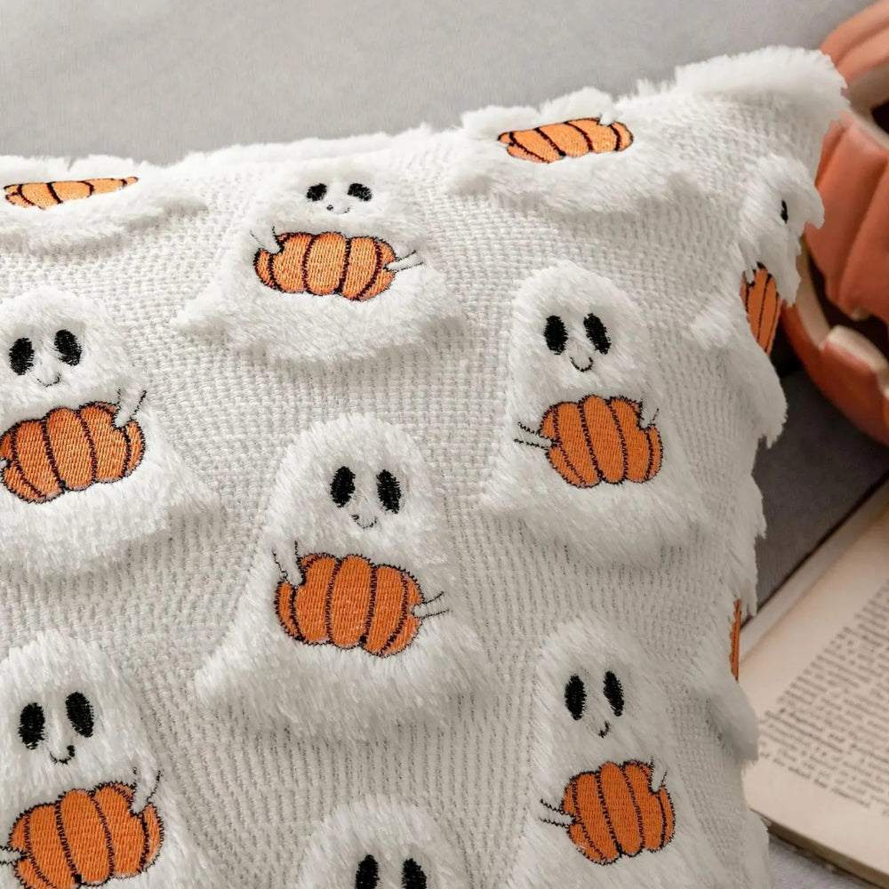 Halloween-putetrekk i kunstfleece med gresskar