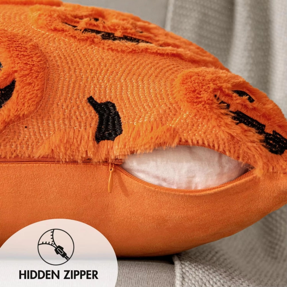 Halloween-putetrekk i kunstfleece med gresskar