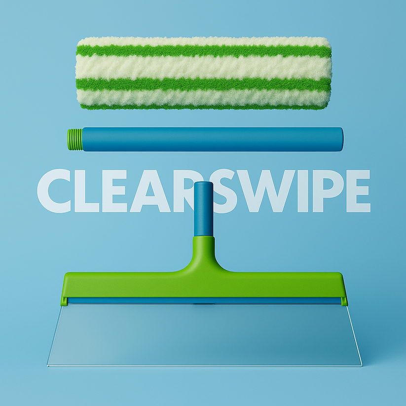 CLEARSWIPE KIT - Klart glass uten striper eller søl