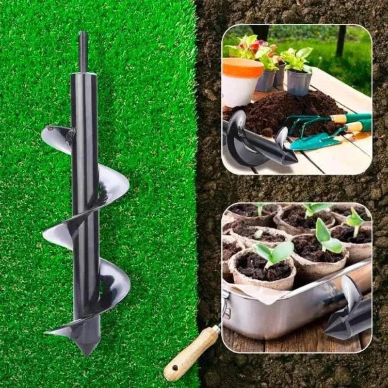 Globetrek° GardenAuger: Boremaskinvedlegg Enkel Planting Hageskrueverktøy