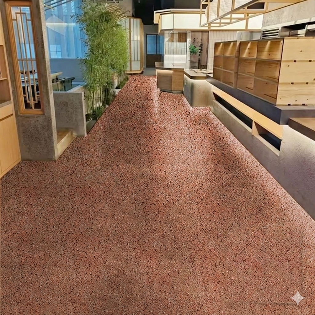 FloorCoating: Elegant Glansfull Finish Gulv Marmor Utseende Epoxy Belegg