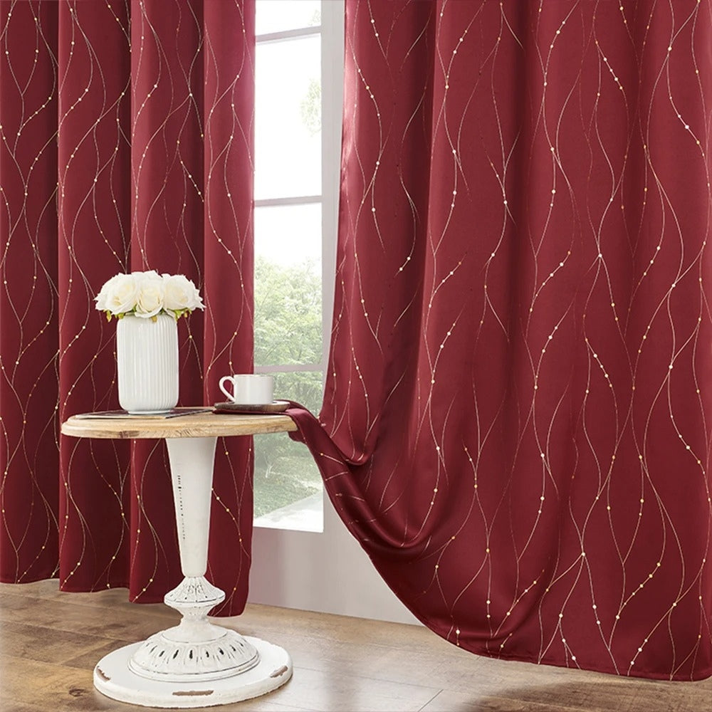 Elegant blank mørkleggingsgardin