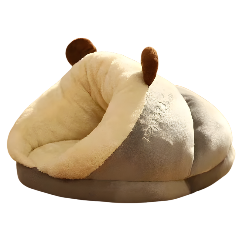 DogCatFri™ ComfyCave: Premium Myk Støtte Varm Komfortabel Hule Seng For Kjæledyr