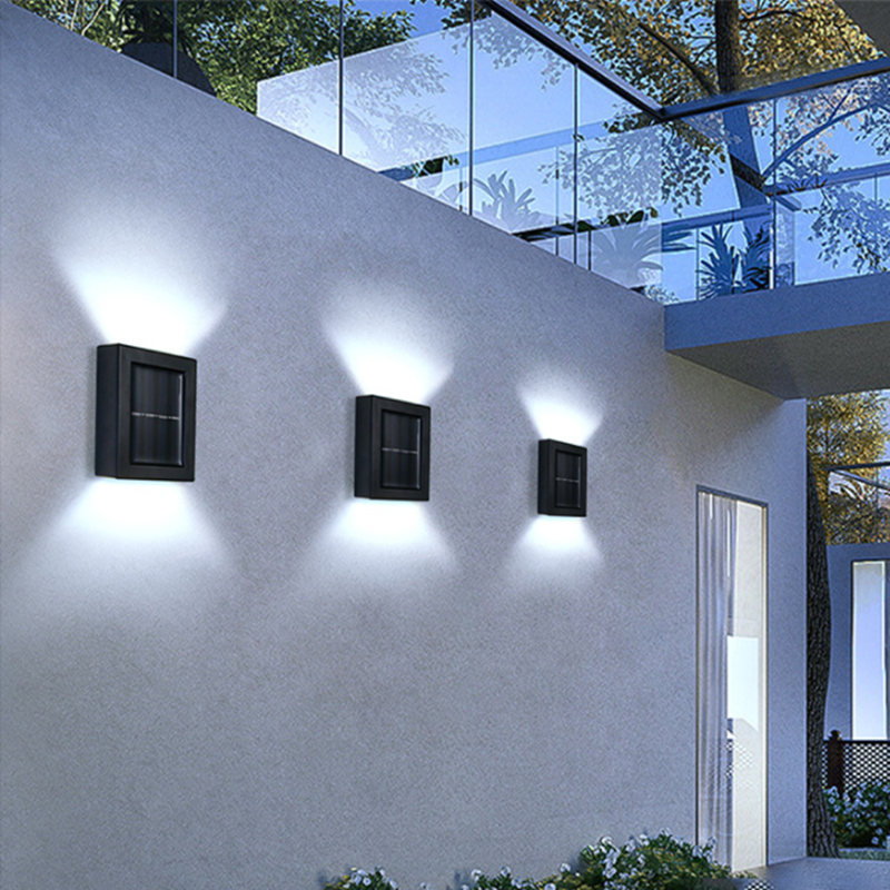 Ledsen™ WallLight: Solar Dobbelt Skygge Vegg Lys