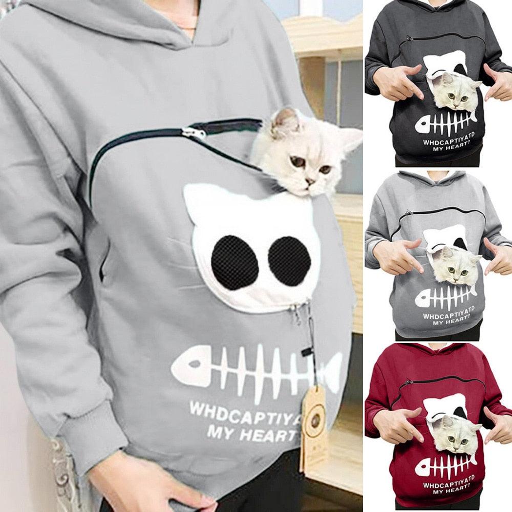 Purrfect Cuddle Hoodie: Katteelskerens koselige følgesvenn - NordHjem