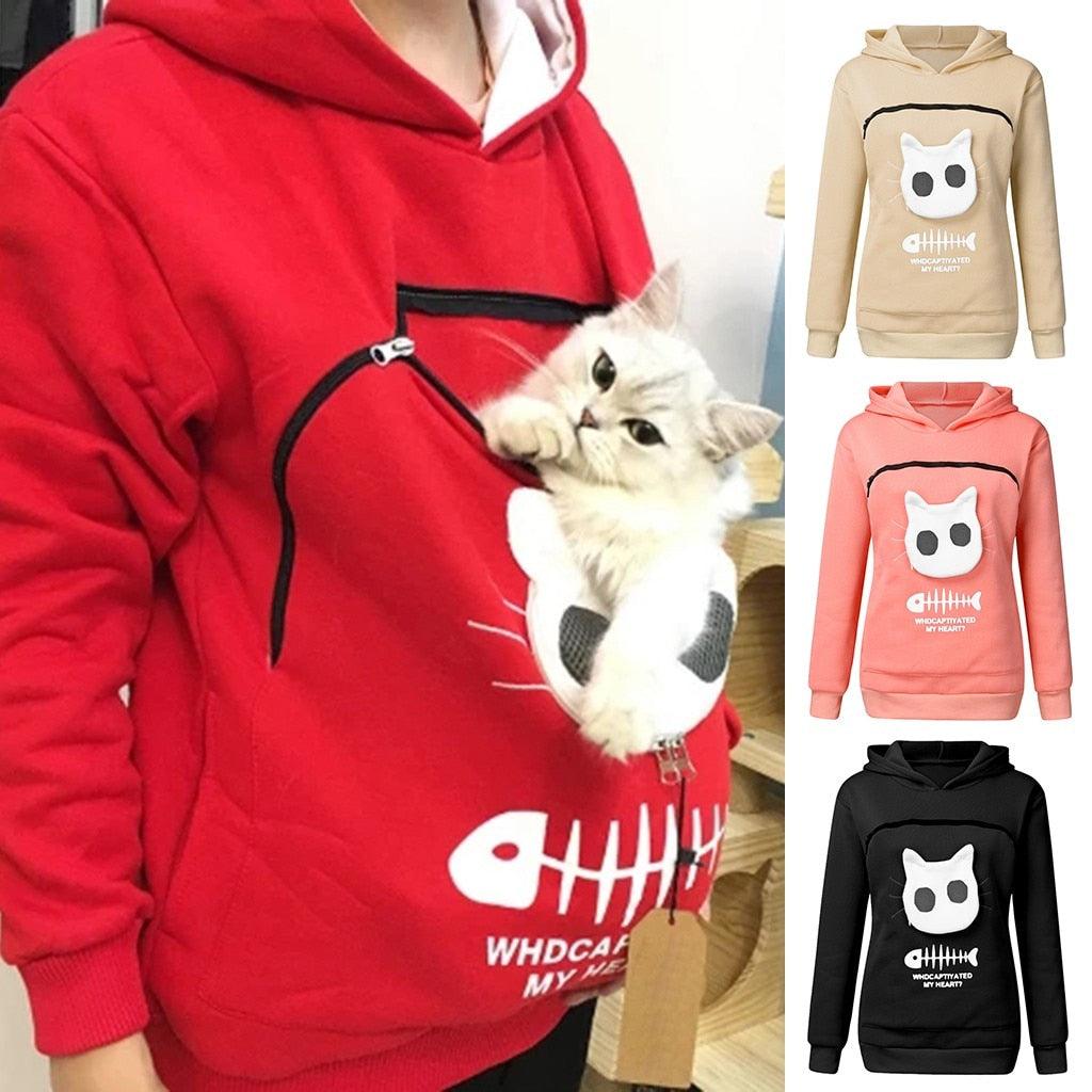 Purrfect Cuddle Hoodie: Katteelskerens koselige følgesvenn - NordHjem