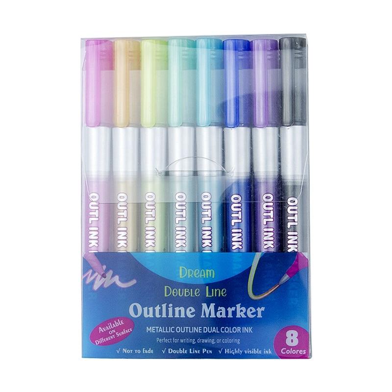 Magic Double Line Tuscher | Magiske markører  - NordHjem