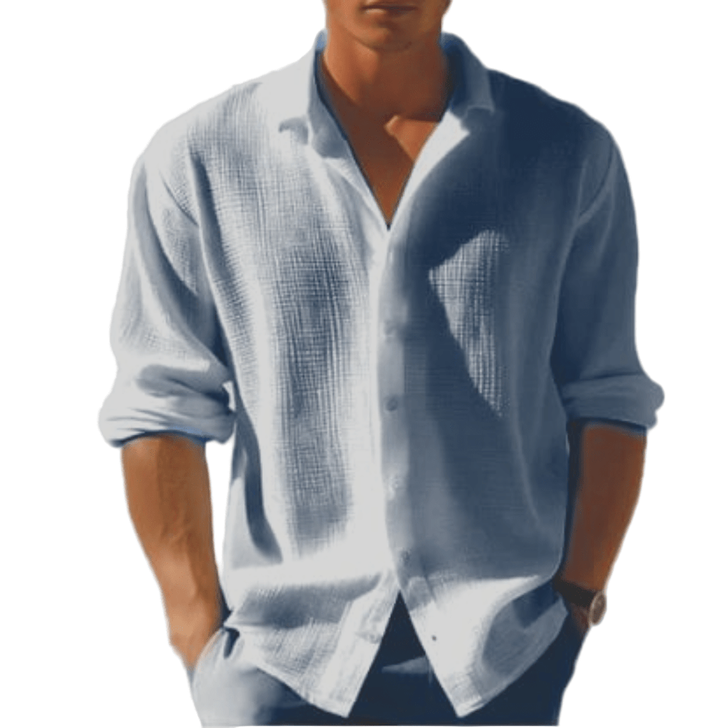 Herren Button - Down Skjorte Langermet Enfarget - NordHjem