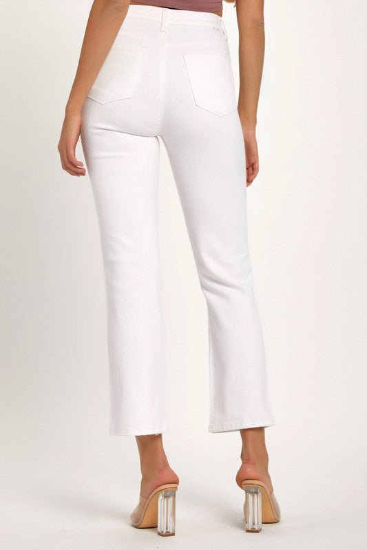Dames Denim Jeans Avslappet Slitt - NordHjem