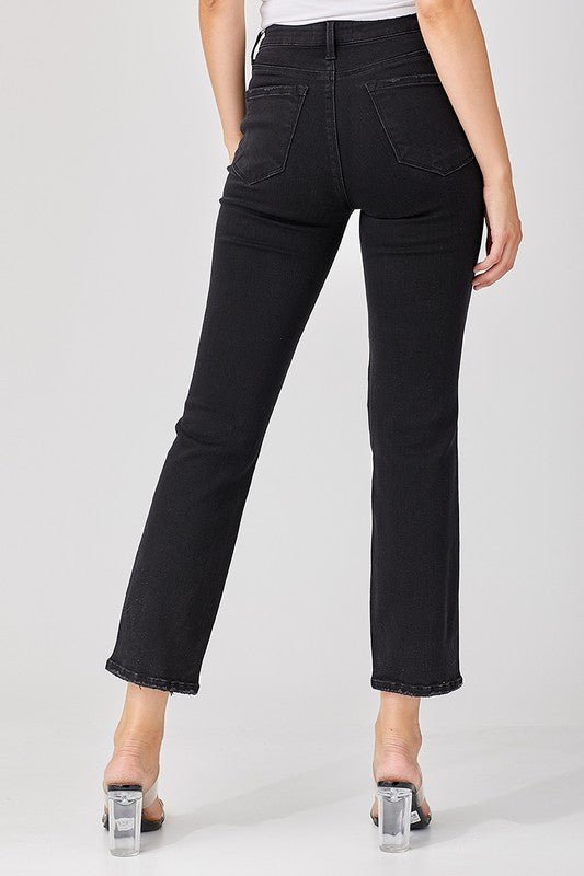 Dame Denim Jeans Avslappet Slitt - NordHjem
