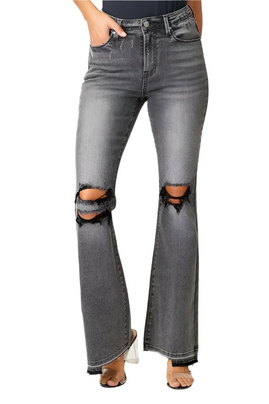 Dame Faded Flair Jeans - NordHjem