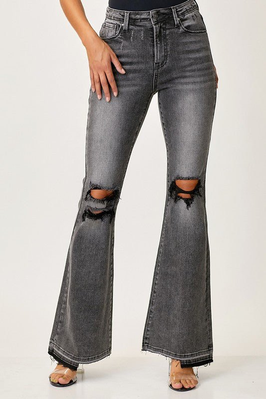 Dame Faded Flair Jeans - NordHjem