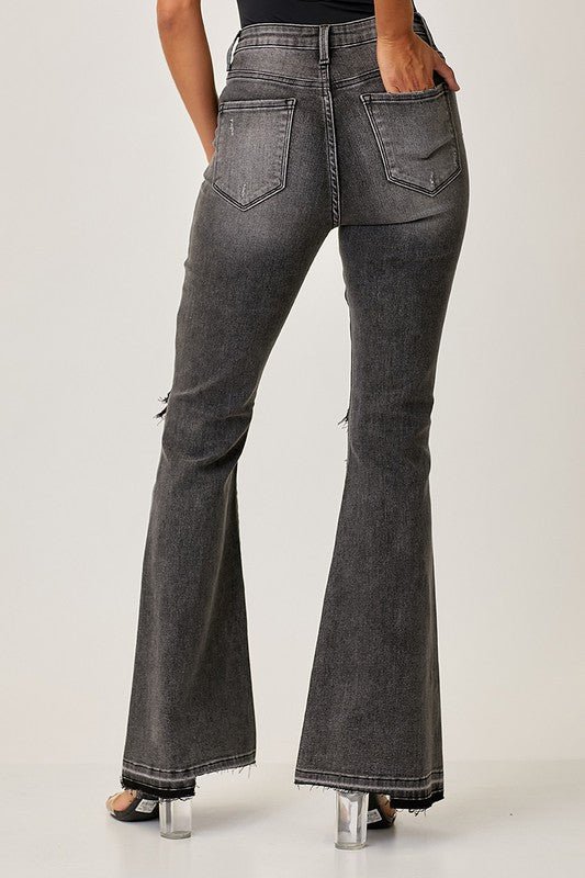 Dame Faded Flair Jeans - NordHjem