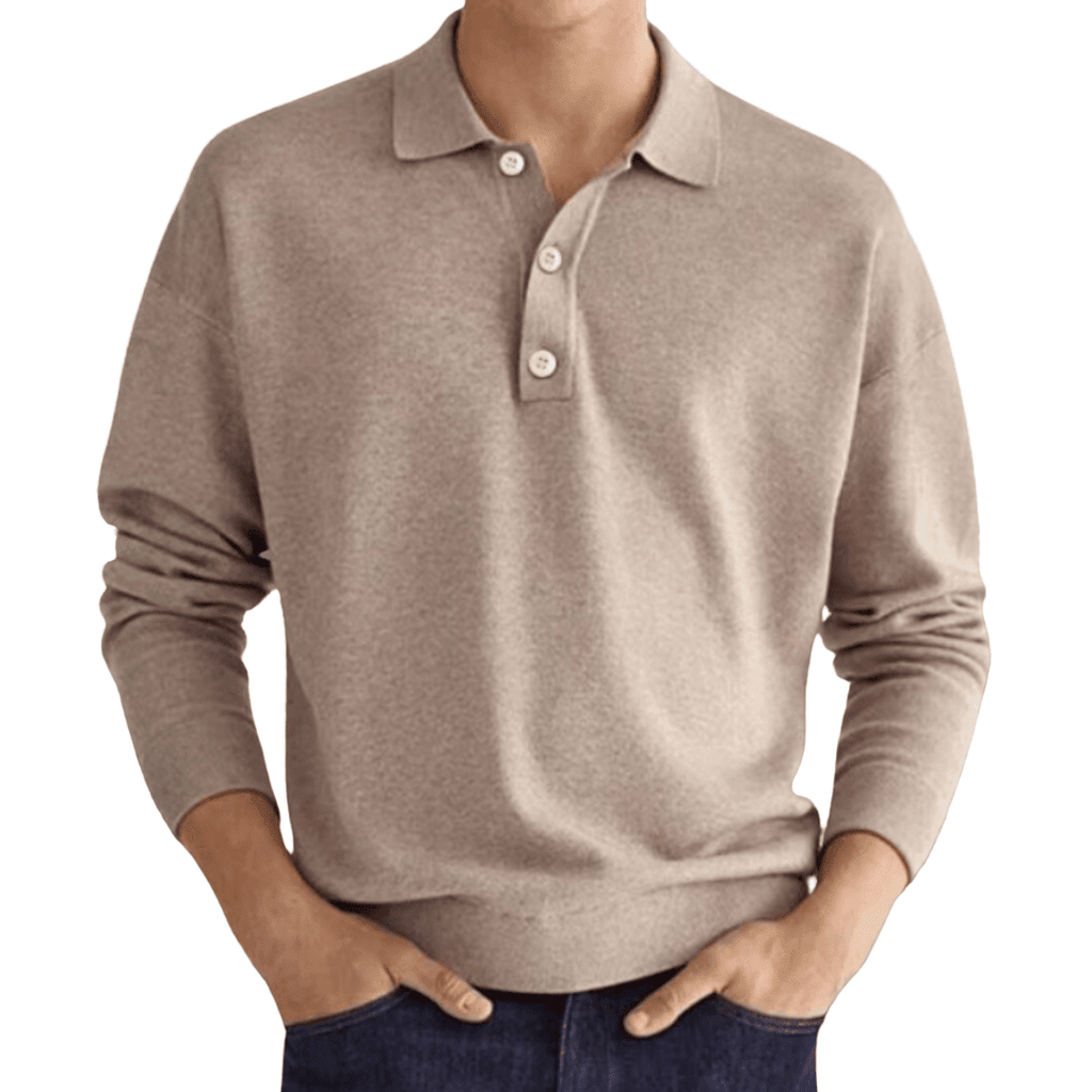 Herren Polohemd Klassisk Design Mykt Stoff - NordHjem